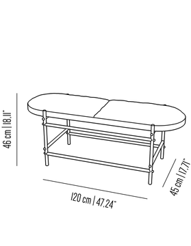 Blossom Float bench by Il Bronzetto - view 4