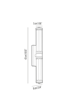 Jacaranda brass wall light by Il Bronzetto - view 3