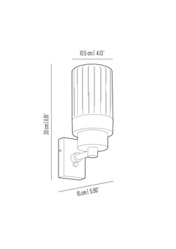Canneté - wall light small by Il Bronzetto - view 4