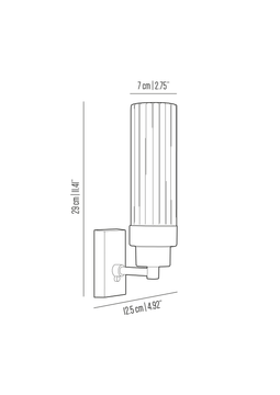 Canneté - wall light medium by Il Bronzetto - view 4