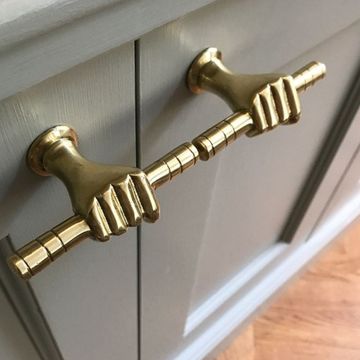 Frankenstein Claw – hand brass knob by Il Bronzetto - view 3