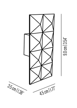 Geometria River North - brass knob by Il Bronzetto - view 6