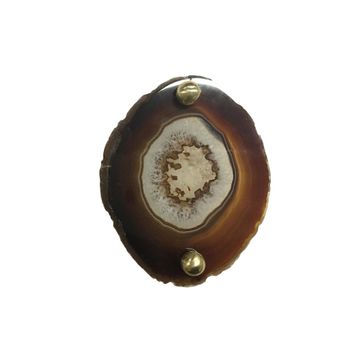 Flora Agata - agata brass knob by Il Bronzetto - view 3