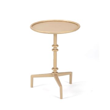 Eden Marseille iron outdoor side table by Il Bronzetto - view 4