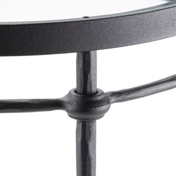 Eden St.Tropez iron outdoor side table by Il Bronzetto - view 4