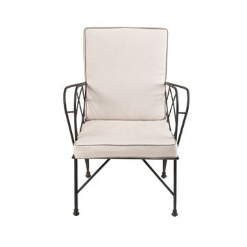 Eden outdoor iron chair by Il Bronzetto - view 4