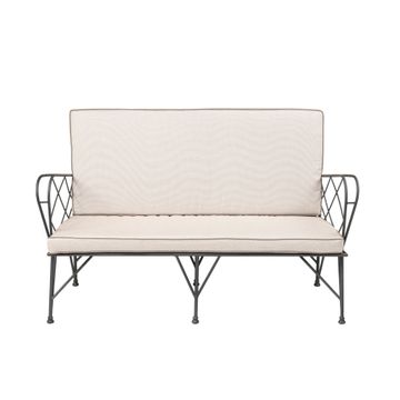 Eden iron outdoor sofa by Il Bronzetto - view 4