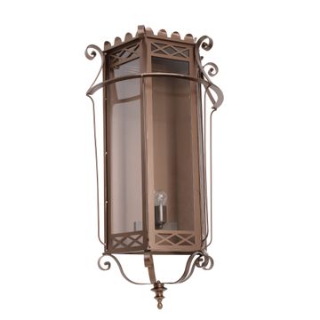 Eden Dama half lantern wall light by Il Bronzetto - view 2
