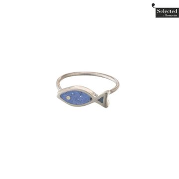 Flounder brass ring by Fabian Crosta by Il Bronzetto - view 3