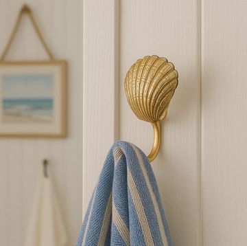Oceano Seashell - brass hook by Il Bronzetto - view 2