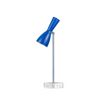Wormhole - genzian blue table lamp by Il Bronzetto - view 4