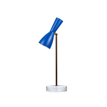 Wormhole - genzian blue table lamp by Il Bronzetto - view 6