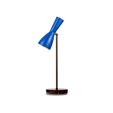 Wormhole - genzian blue table lamp by Il Bronzetto - view 8