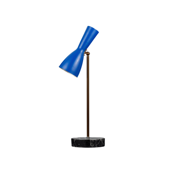 Wormhole - genzian blue table lamp by Il Bronzetto - view 9