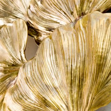 Ginkgo biloba medium wall light by Il Bronzetto - view 2