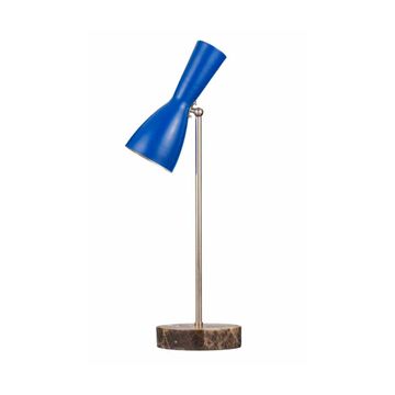 Wormhole - genzian blue table lamp by Il Bronzetto - view 3