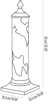 Arcadia Appia floor lamp by Il Bronzetto - view 2