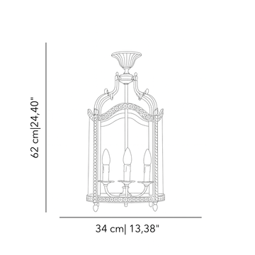 Castle Gonzaga lantern by Il Bronzetto - view 3