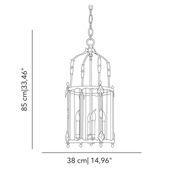 Palmira Alba lantern by Il Bronzetto - view 2