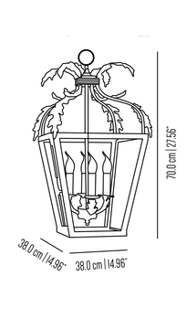 Castle Sforza double lantern by Il Bronzetto - view 3