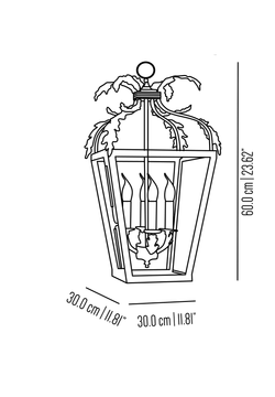 Castle Sforza double lantern by Il Bronzetto - view 2