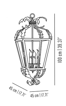 Castle Sforza double lantern by Il Bronzetto - view 7