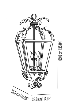 Castle Sforza double lantern by Il Bronzetto - view 6