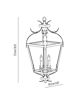 Castle Sforza double lantern by Il Bronzetto - view 5