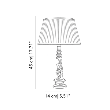 Myhto Cupido table lamp by Il Bronzetto - view 2