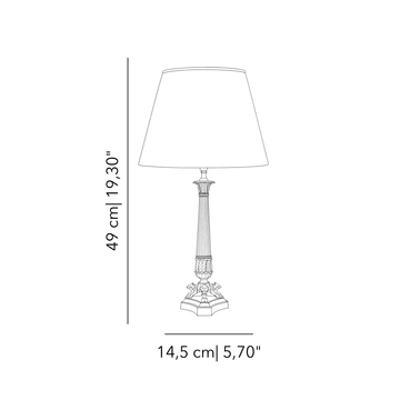 Mytho Chimera table lamp by Il Bronzetto - view 2