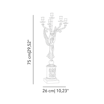 Myhto Vittoria candelabra by Il Bronzetto - view 5