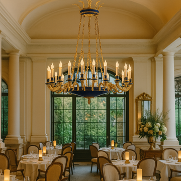Castle Loira chandelier with 24 light by Il Bronzetto - view 2