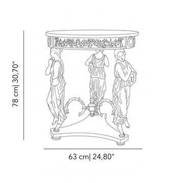 Mytho Grazia table by Il Bronzetto - view 3
