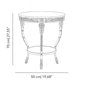 Palmira Akantus three leg table by Il Bronzetto - view 2