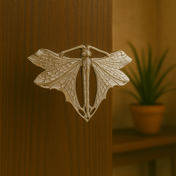 Fauna Iris – dragonfly brass knob by Il Bronzetto - view 2