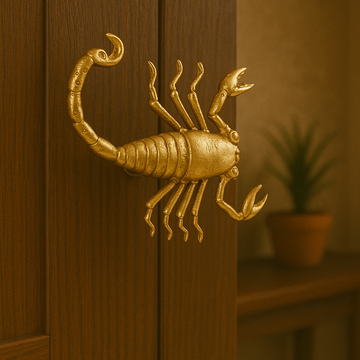 Fauna Zodiac – scorpion brass knob by Il Bronzetto - view 2
