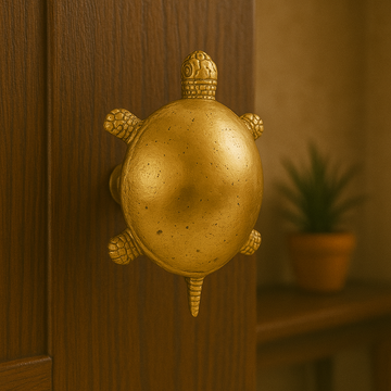 Fauna Harmonia – turtle brass knob by Il Bronzetto - view 2