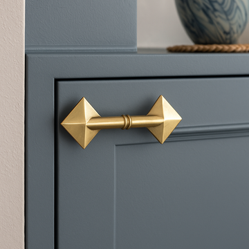 Geometria Silver Lake - brass knob by Il Bronzetto - view 2