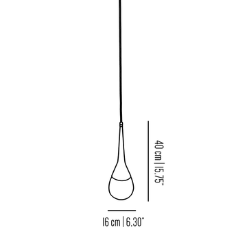 Perpetua - suspension with colored glass by Il Bronzetto - view 5