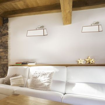 Studio Emma picture light with parchment or fabric lampshade by Il Bronzetto - view 2