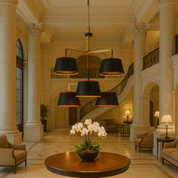 Sottovoce - cascade vertical chandelier by Il Bronzetto - view 2