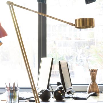 Urban ruz - brass table lamp by Il Bronzetto - view 2