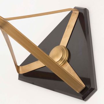 Urban Ruz brass floor lamp by Il Bronzetto - view 2