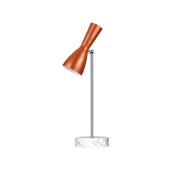 Wormhole - orange table lamp by Il Bronzetto - view 5
