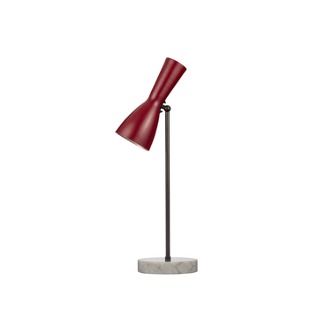 Wormhole - wine red table lamp by Il Bronzetto - view 5