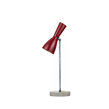 Wormhole - wine red table lamp by Il Bronzetto - view 7