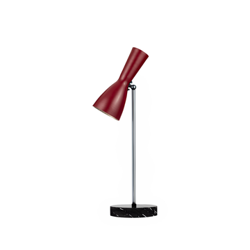 Wormhole - wine red table lamp by Il Bronzetto - view 8