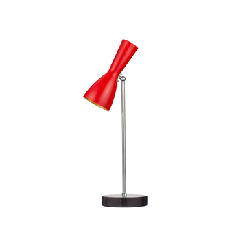 Wormhole - carmine red table lamp by Il Bronzetto - view 5
