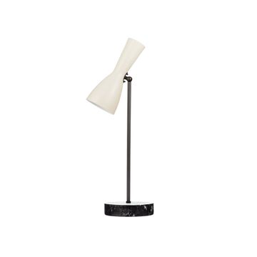 Wormhole - cream table lamp by Il Bronzetto - view 5