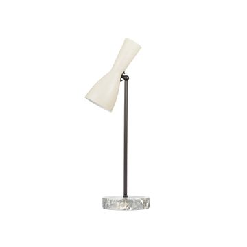 Wormhole - cream table lamp by Il Bronzetto - view 6